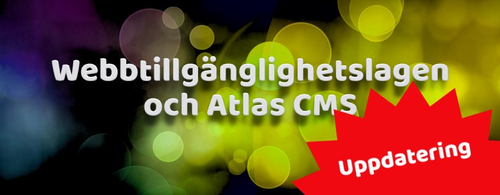 Webbtillgänglighetslagen, uppdatering